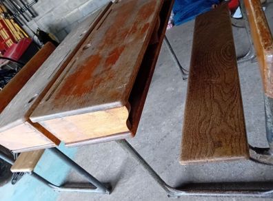 old school desk
