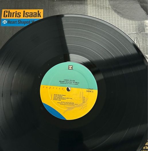 Chris Isaak Heart Shaped World 1989 Original US Pressing Promo Vinyl LP Wicked