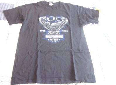 HarleyDavidson Eagle100Years Blue Chicago T/Shirt