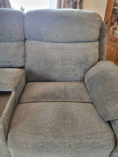 2 seater couch electric console armrest with storage