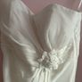 Beautiful Debut White Women's Wedding Dress Size 8 Image 5