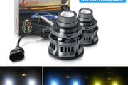 H8 H7 H11 9005 HB3 9006 HB4 Car LED Canbus Powerful Fog Light Bulbs 3000K 6000K 8000K 100W 12V Lens Fog Lamp Bulb White Ice Blue Yellow