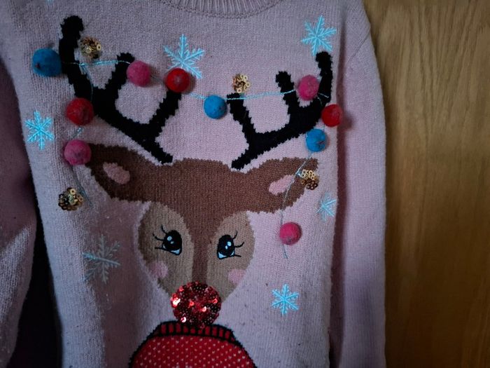 Girls christmas jumper
