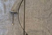 Large candle holder, musical note shaped