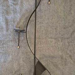 Large candle holder, musical note shaped