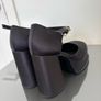 H&M Chunky black platform heels. Image 3