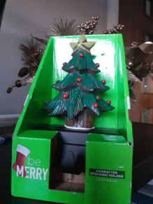 Heavy christmas stocking holder 6 inches tall 10 euro new