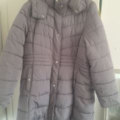 ladies long hooded quilted winter coat