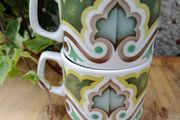 vintage cups, retro cups