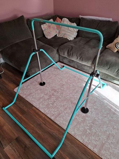 Play factory kids gymnastics bar + foldable balance beam