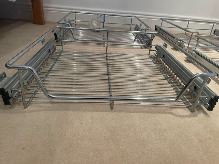 Pull Out Wire Storage shelves for kitchen storage