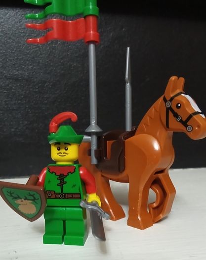 Lego FORESTMAN And HORSE Minifigures Lego Castle Lego Minifigures