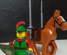 Lego FORESTMAN And HORSE Minifigures Lego Castle Lego Minifigures