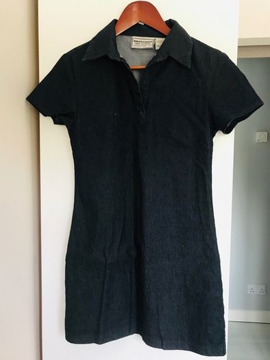 Jeans stretch mini dress, size S