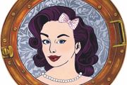 Rockabilly Hip Hop Girl in Porthole