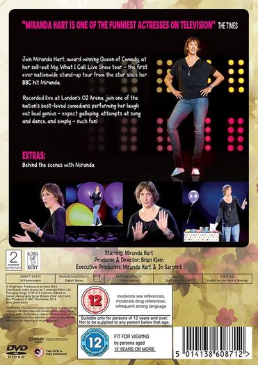 Miranda Hart My, What I Call, Live Show DVD BRAND NEW & SEALED