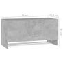 Wardrobe Concrete Grey 70x32.5x35 cm Chipboard Image 5