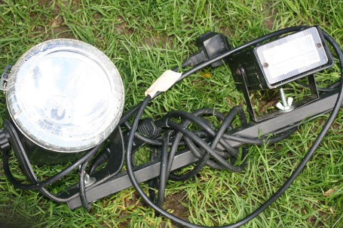 Compact Euro Light ,Flashing Light, Q-Strobe LG38 Black pro Sound