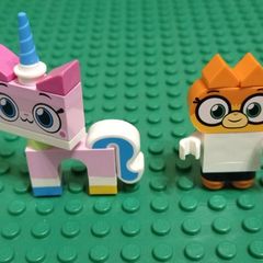 Lego  Unikitty and Dr Fox minifigures