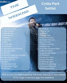 2 x The  Weekend Tickets