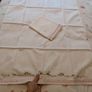 Hand-Embroidered Moses Basket Sheet  Traditional Madeira Embroidery 100% Cotton Image 4