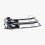 Concrete Knee Boards Stainless Steel, 28'' x 8'' Concrete Sliders, Knee Boards For Concrete, Concrete Knee Pads Moving Sliders, with Knee Pads & Board Straps for Cement and Concrete Finishing Image 3