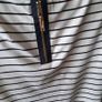 Ivory & Black Stripe Sleeveless Top , UK 16 (Fits 18) Image 7