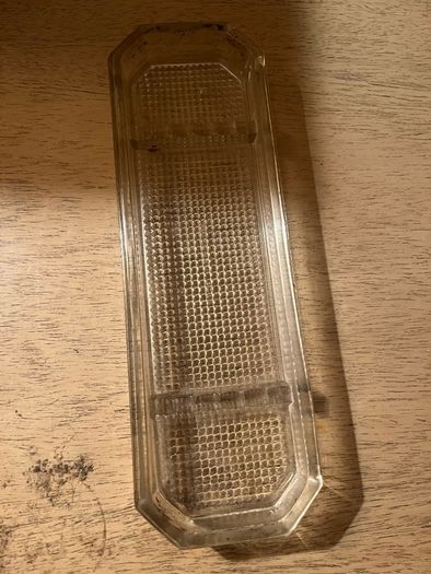 1920s /1950s pressed glass  pen holder