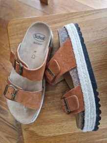 Scholl Softstep Platform Sandals