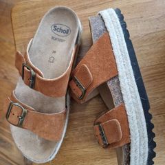 Scholl Softstep Platform Sandals