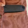 Brown velvet blazer, size 10 Image 6