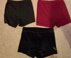 Gymnastics shorts age 8