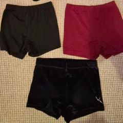 Gymnastics shorts age 8