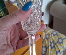 Tyrone crystal sherry glasses 6