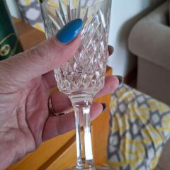 Tyrone crystal sherry glasses 6