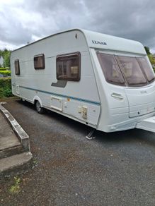 Lunar 6 berth Caravan with motor mover.