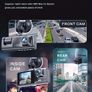 2 or 3 Camera Car DVR 1080P Dash Cam for Cars WIFI APP Video Recorder Dual Len Dashcam Rear View Camera for Vehicle Car accessory Image 2