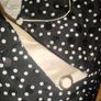 Vintage Raul Blanco Saks fifth Avenue NYC 80s 90s polkadot monochrome blouse Image 5