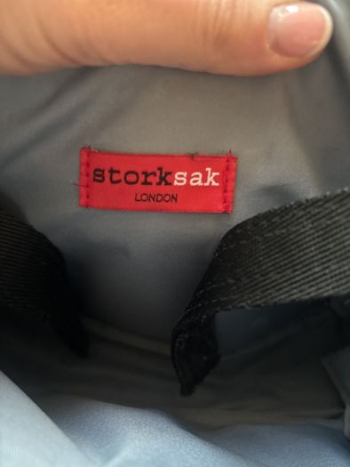 Double Out and About Buggy with Raincover + Storksak Stroller Organiser + pair buggy bag clip attachments + hand warmer