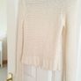 New Look Cream Knit Crop Jumper - Size 6 Image 6
