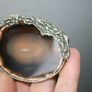 Vintage PENDANT with a large intaglio on Agate 3" Image 3
