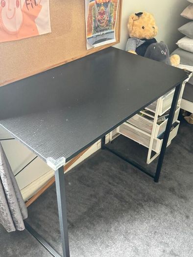 Black desk