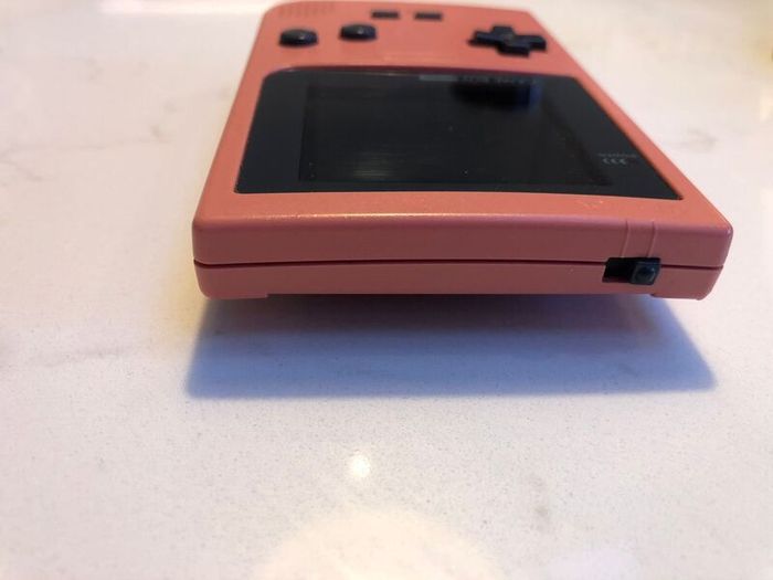 Nintendo Heaven - IPS Display and Audio Amp Modded Original Nintendo Gameboy Pocket - In lovely original Pink Shell - optional flash cart - #393
