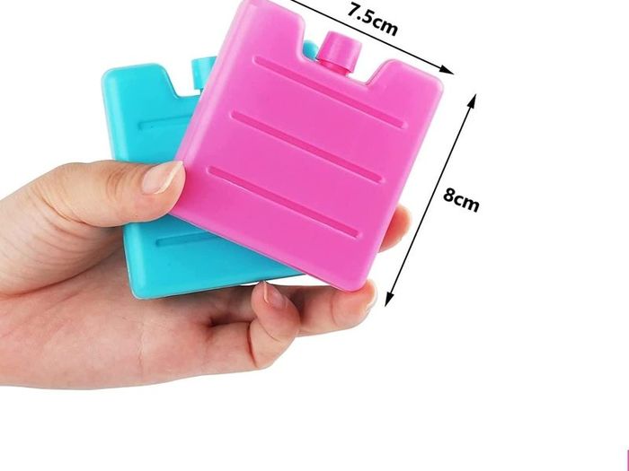 Pack of 3/6 Small Mini Freezer Blocks Ice Packs For Cool Bags Lunch Box Camping Picnic Travel Caravan