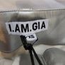 I.Am.Gia Silver Metallic Mini Skirt Image 4