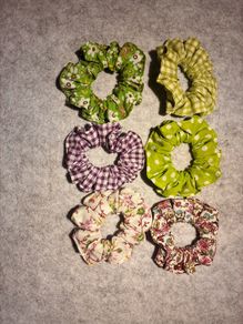 Handmade scrunchies