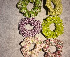 Handmade scrunchies