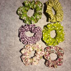 Handmade scrunchies