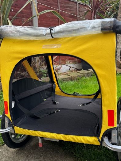 Dog bike trailer