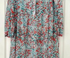 Numph Nuaphra Dress - Floral Midi Dress - Size 34 (fits bigger)